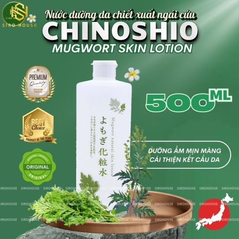 Nước dưỡng da ngải cứu CHINOSHIO Mugwort Natural Lotion 500mL