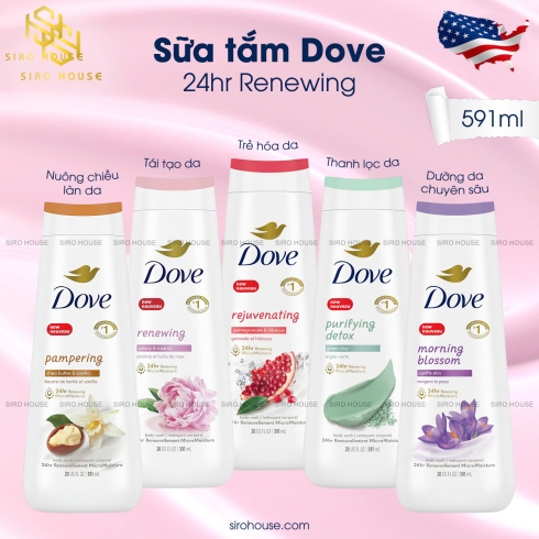  Sữa tắm dưỡng thể DOVE 591ml