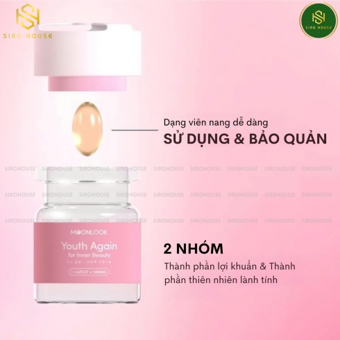 Viên đặt phụ khoa MOONLOOK Ngọc tình yêu