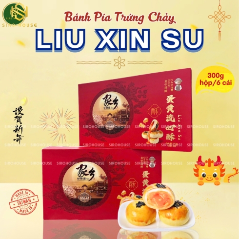  Bánh trứng muối chảy LIU XIN SU 270g