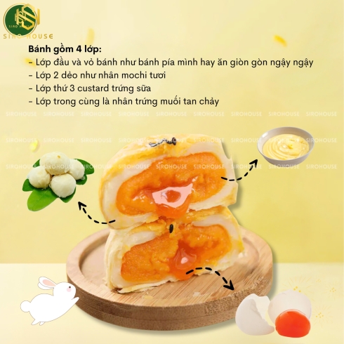  Bánh trứng muối chảy LIU XIN SU 270g