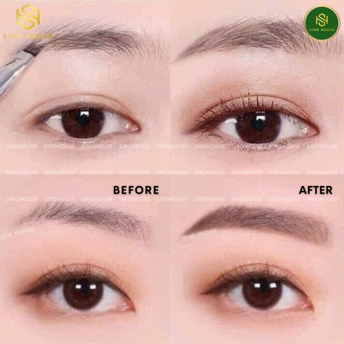 Bột tán mày BROWIT BY NONGCHAT Series 1 Easy Drawing Brow Shadow 4g  - Medium Brown & Dark Brown