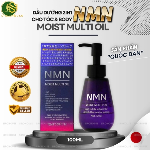 Dầu dưỡng ẩm đa năng chăm sóc toàn thân NMN Moist Multi Oil 100ML
