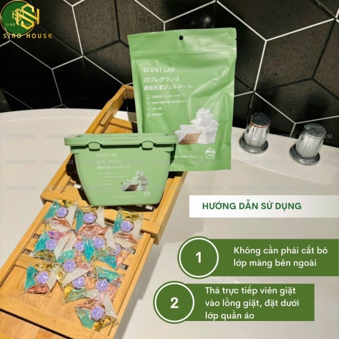 Viên giặt xả SCENT LAB 30 viên 