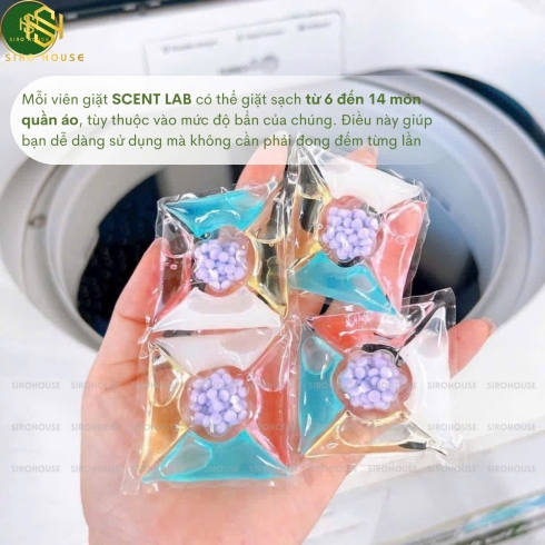 Viên giặt xả SCENT LAB 30 viên 