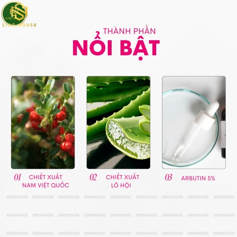 Kem dưỡng trị nám TOSOWOONG Arbutin 5.0 Whitening Cream 50mL 