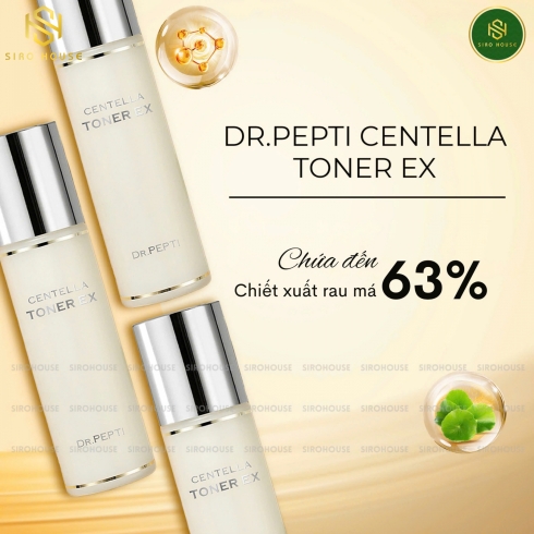 Nước cân bằng da DR.PEPTI+ Centella Toner Ex 180mL