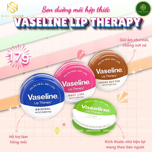 Sáp dưỡng môi VASELINE Lip Therapy  hộp thiếc 20g.