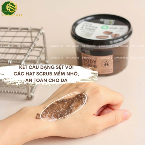 Tẩy tế bào chết toàn thân ORGANIC SHOP #Coffee & Sugar Body Scrub 250mL