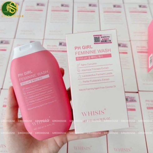 Dung dịch vệ sinh WHISIS PH Girl Feminine Wash 200mL