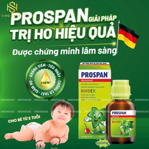  Siro trị ho PROSPAN 100mL - Đức