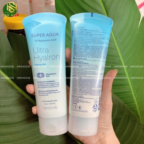 Gel tẩy da chết MISSHA Super Aqua Ultra Hyalron 100mL