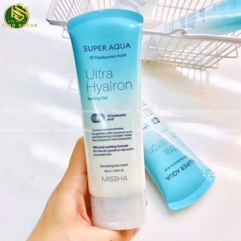 Gel tẩy da chết MISSHA Super Aqua Ultra Hyalron 100mL