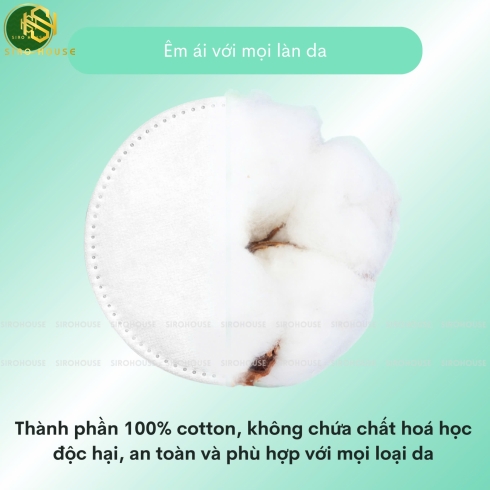 Bông tẩy trang LA SOIRÉE 225 miếng tròn