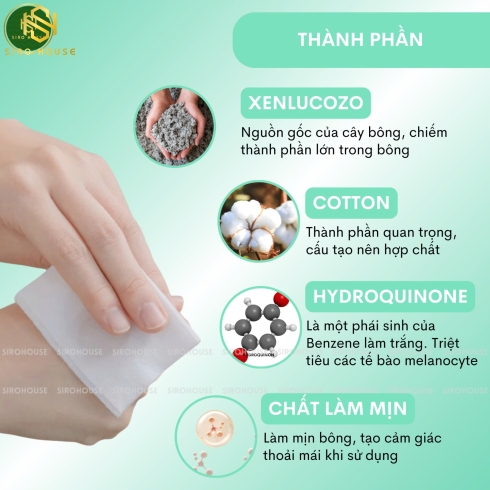 Bông tẩy trang LA SOIRÉE 225 miếng tròn