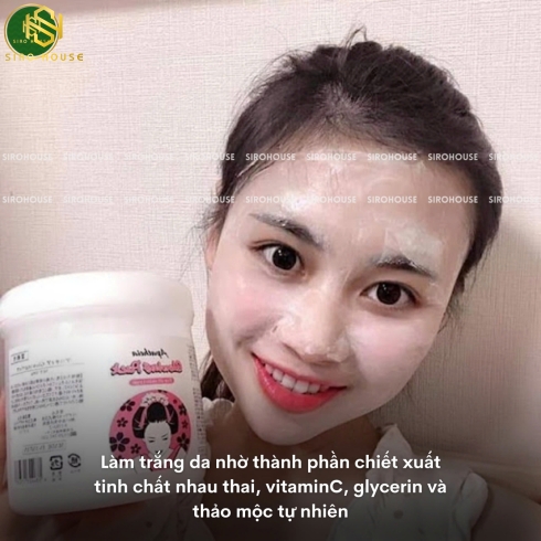 Kem ủ trắng cô gái APATHEIA Glowing Packu 500g 