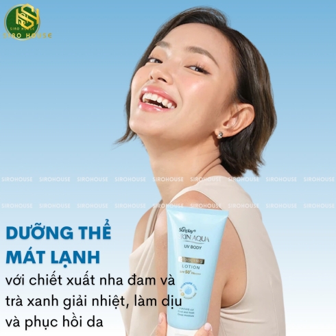 Sữa dưỡng thể chống nắng mát lạnh Sunplay SKIN AQUA 150g