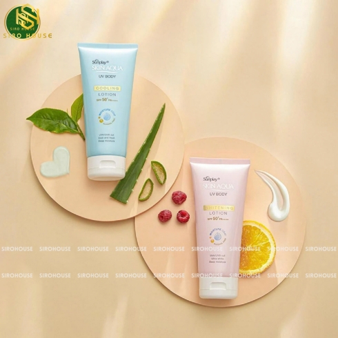 Sữa dưỡng thể chống nắng mát lạnh Sunplay SKIN AQUA 150g