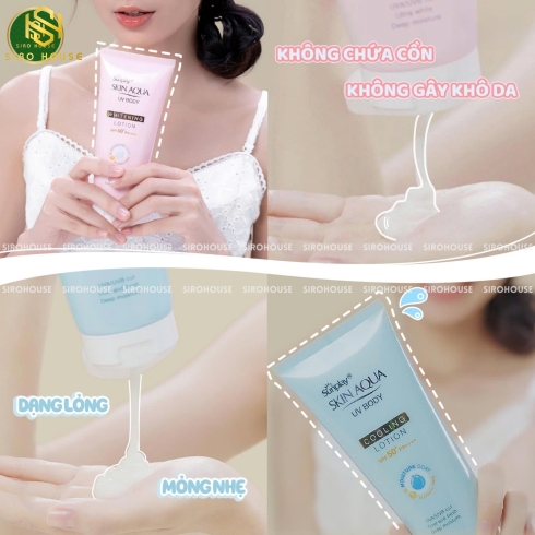 Sữa dưỡng thể chống nắng mát lạnh Sunplay SKIN AQUA 150g