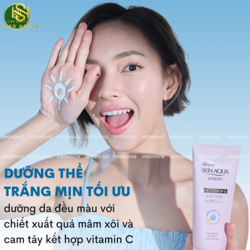 Sữa dưỡng thể chống nắng mát lạnh Sunplay SKIN AQUA 150g
