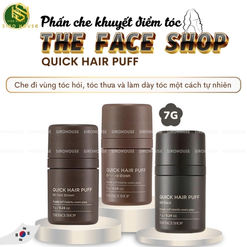 Phấn che hói THE FACE SHOP Quick Hair Puff 7g