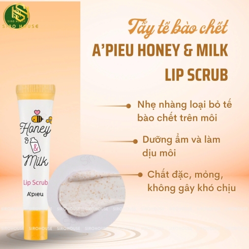 Son Dưỡng Môi Và Tẩy Tế Bào Chết A’PIEU 3.3g & 8ml