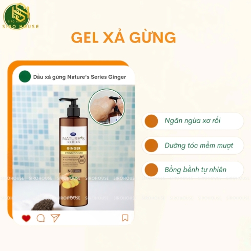 Bộ gội xả gừng BOOTS NATURE