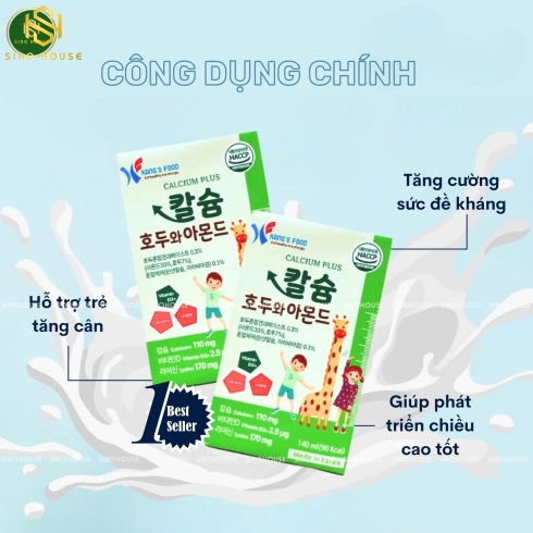 Sữa hạt dinh dưỡng tăng chiều cao cho bé KANG