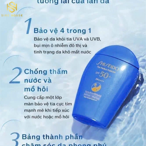 Kem chống nắng SHISEIDO Expert Sun Protector Lotion Lait Solaire SPF 50+ 150ml 