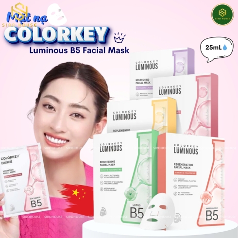 Mặt nạ COLORKEY Luminous Brigtening Facial Mask B5 25ml