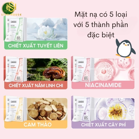 Mặt nạ COLORKEY Luminous Brigtening Facial Mask B5 25ml