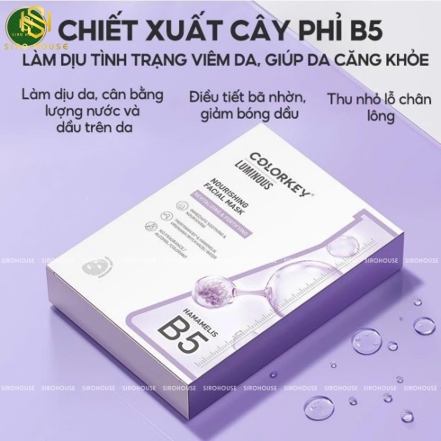 Mặt nạ COLORKEY Luminous Brigtening Facial Mask B5 25ml