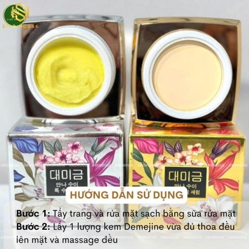 Kem dưỡng ngừa nám, tàn nhang DEMEJINE ngày-đêm 20g