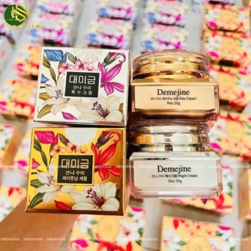 Kem dưỡng ngừa nám, tàn nhang DEMEJINE ngày-đêm 20g