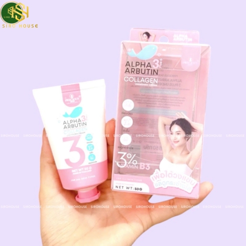 Kem trị thâm nách ALPHA ARBUTIN 3 Plus Collagen Underarm Night Cream 50g