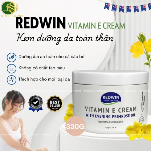 Kem dưỡng ẩm REDWIN Vitamin E Cream 300g 