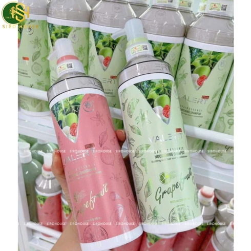 Bộ gội xả bưởi VALERT Plus Grape Fruit 850mL x 2