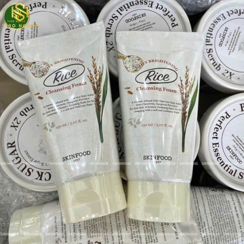 Sữa rửa mặt gạo SKINFOOD Rice Cleansing Foam 150mL