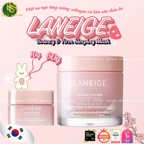 Mặt nạ ngủ LANEIGE Bouncy & Firm Sleeping Mask 10mL