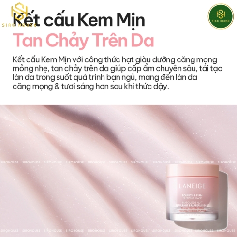 Mặt nạ ngủ LANEIGE Bouncy & Firm Sleeping Mask 10mL