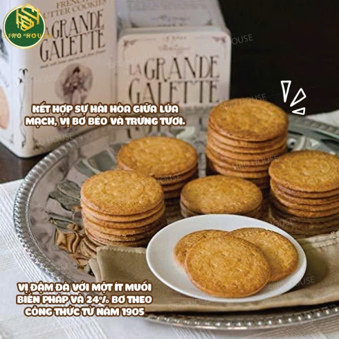 Bánh quy bơ St MICHEL La Grande Gallete 600g