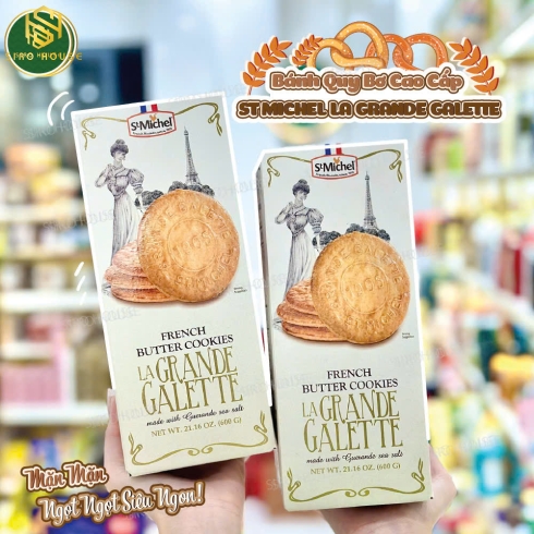 Bánh quy bơ St MICHEL La Grande Gallete 600g