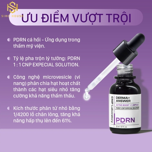 Tinh chất hỗ trợ tái sinh CNP Pdrn Derma Answer Active Boost Ampule 15mL