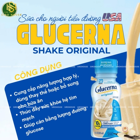 Sữa nước GLUCERNA Vanilla 