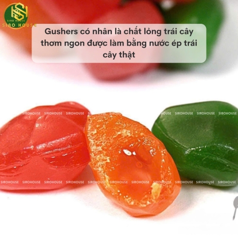 Kẹo dẻo nhân nước ép trái cây GUSHERS Variety Pack 952g - thùng 42 gói