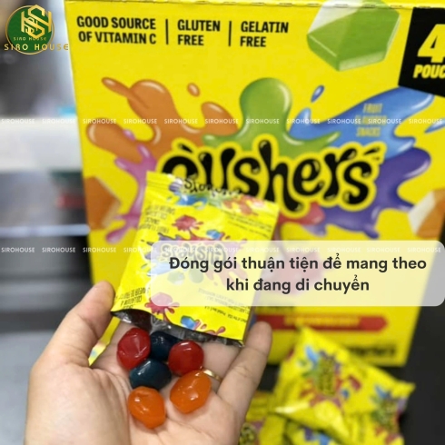 Kẹo dẻo nhân nước ép trái cây GUSHERS Variety Pack 952g - thùng 42 gói