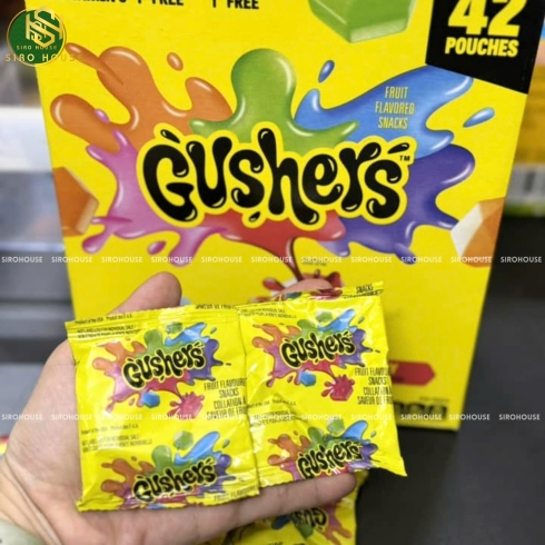 Kẹo dẻo nhân nước ép trái cây GUSHERS Variety Pack 952g - thùng 42 gói