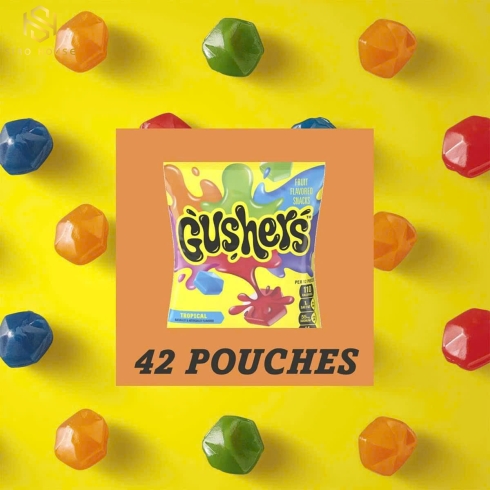 Kẹo dẻo nhân nước ép trái cây GUSHERS Variety Pack 952g - thùng 42 gói