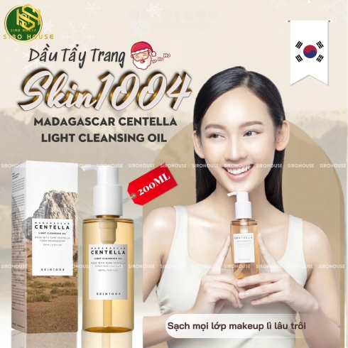 Dầu tẩy trang SKIN1004 Madagascar Centella Light Cleansing Oil 200mL