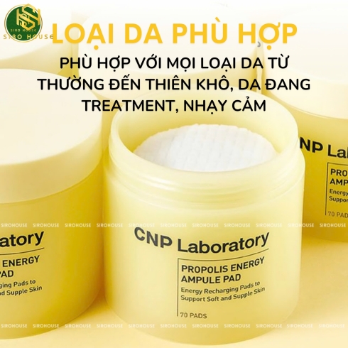 Toner pad CNP Laboratory Propolis Energy Ampule Pad 70 Pads